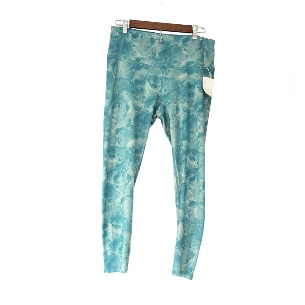NWT ZELLA HIGH WAIST 7/8 LEGGINGS IN GREEN LILYPAD - Picture 4 of 9